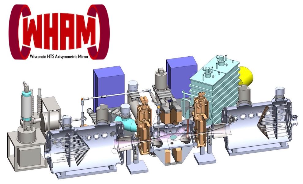 A CAD design of WHAM. Credit to Wisconsin Plasma Physics Laboratory