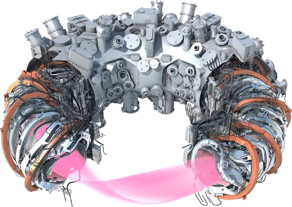 3d rendering of the W7X