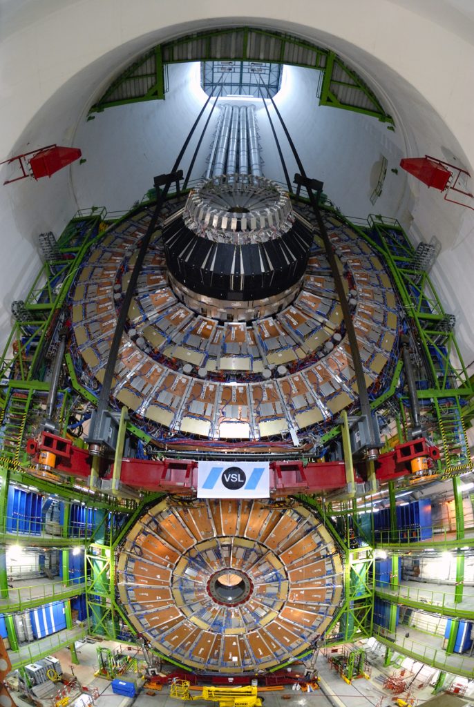 An image of the inside of the CMS