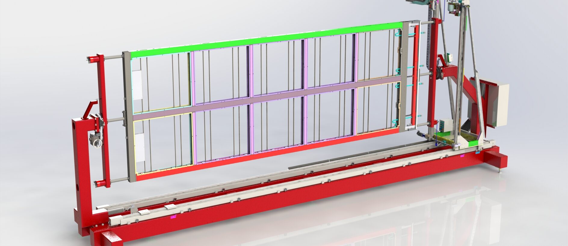 A CAD render of the DUNE APA