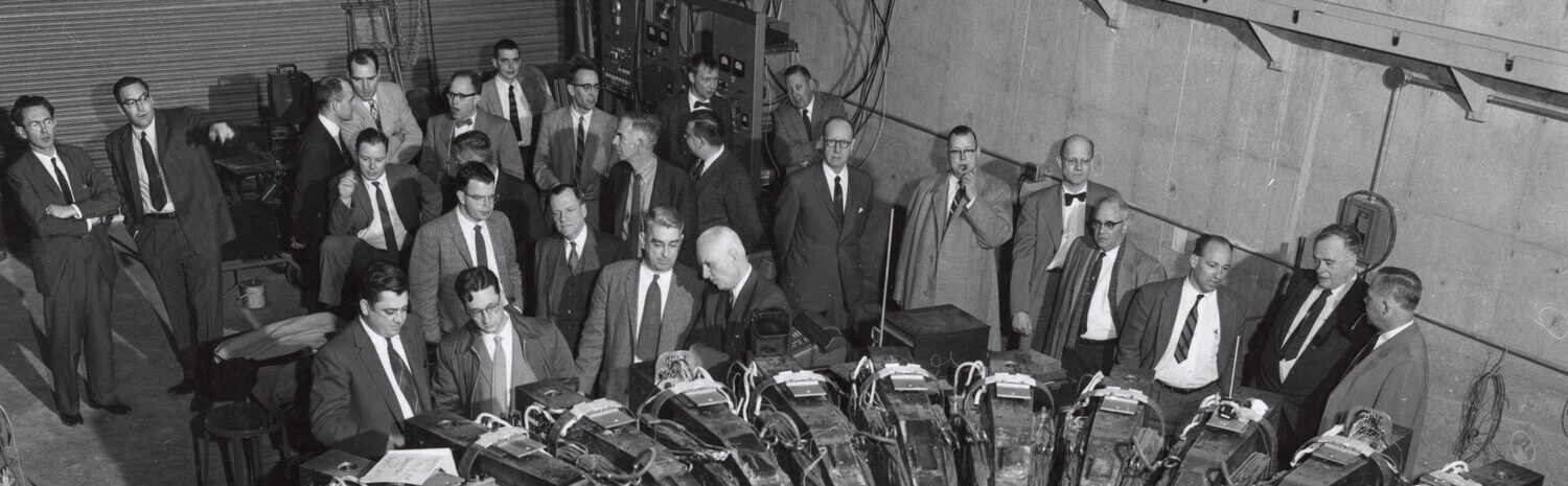 Electron Accelerator Tour at MURA. Photo: UW Madison Archives